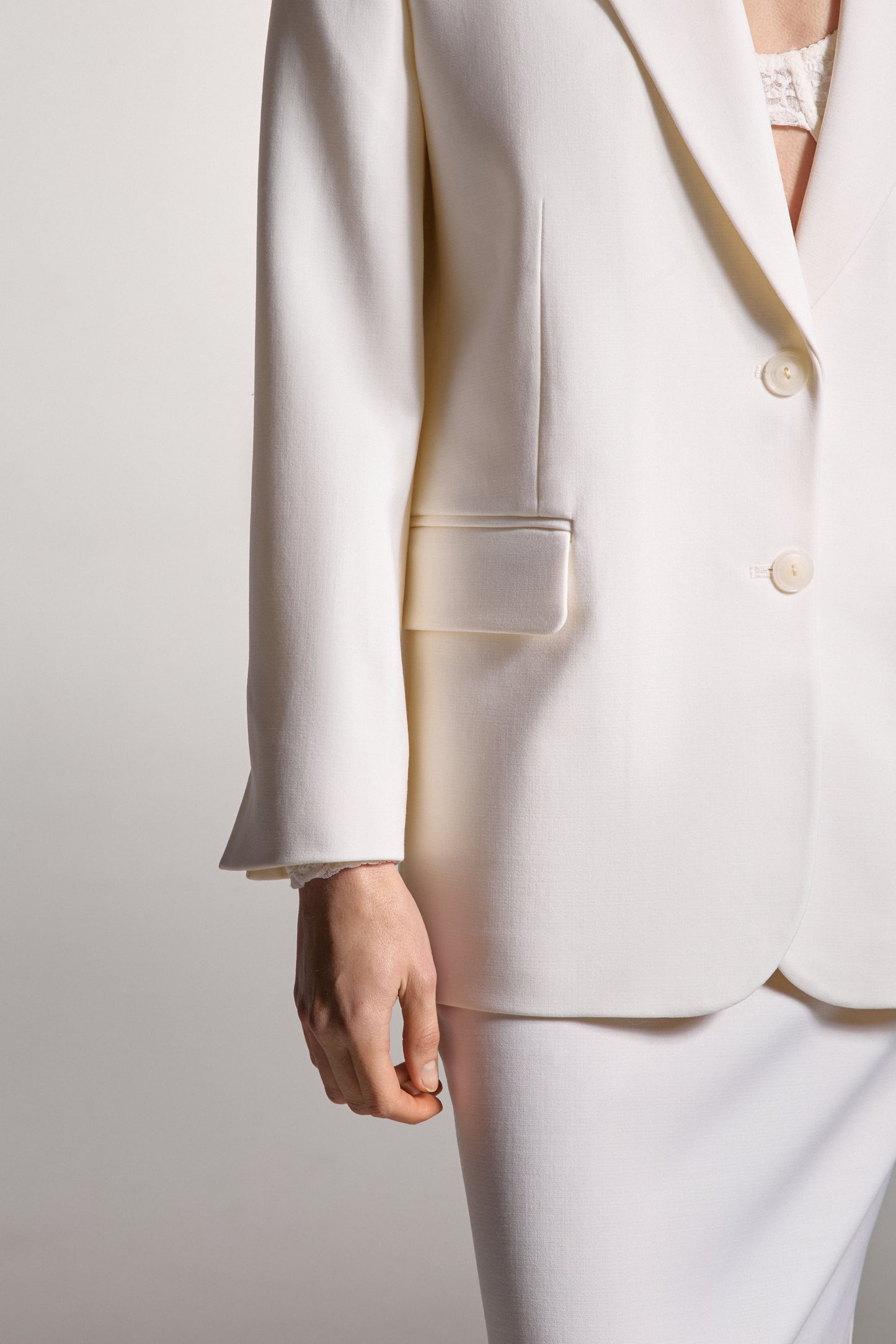 White Wool Jacket