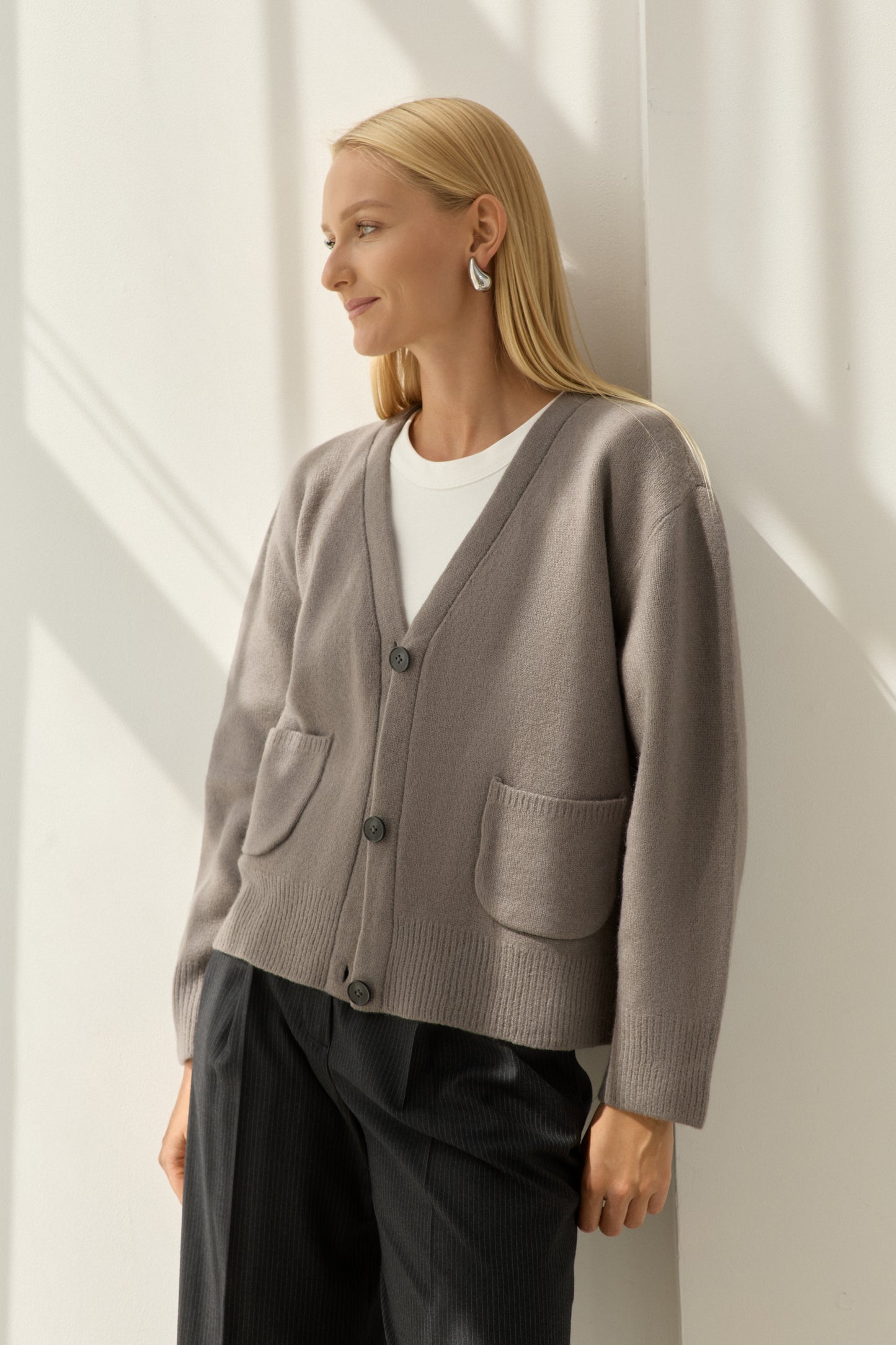 Dark Grey Cardigan Mary