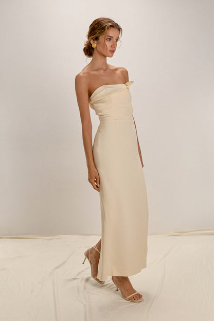 Сукня Sofia молочна міді