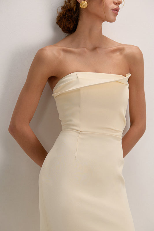 Milk Midi Dress Sofia