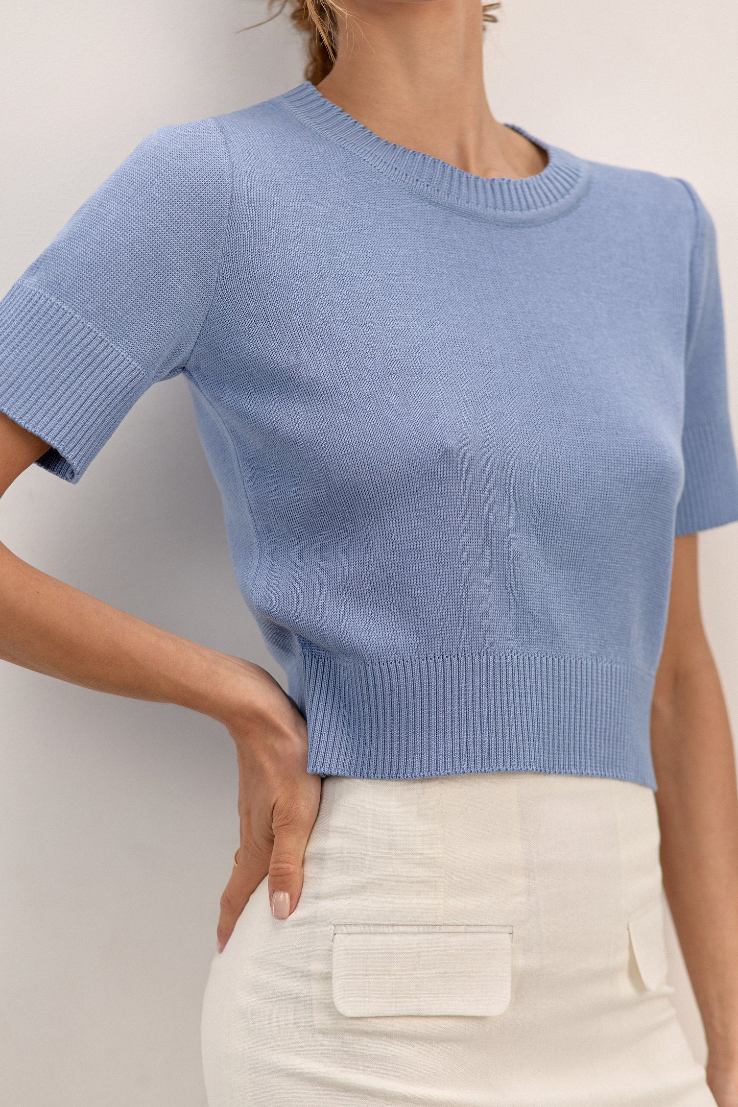 Джемпер блакитний