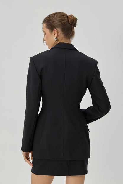 Black fitted jacket