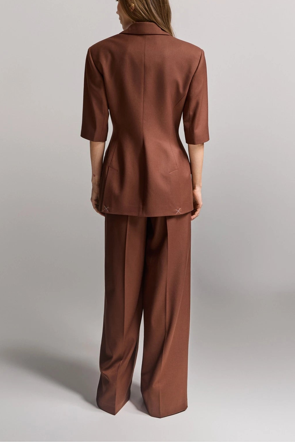 Nicole Trousers in Chocolate Shade