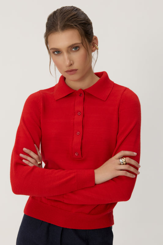 Red polo