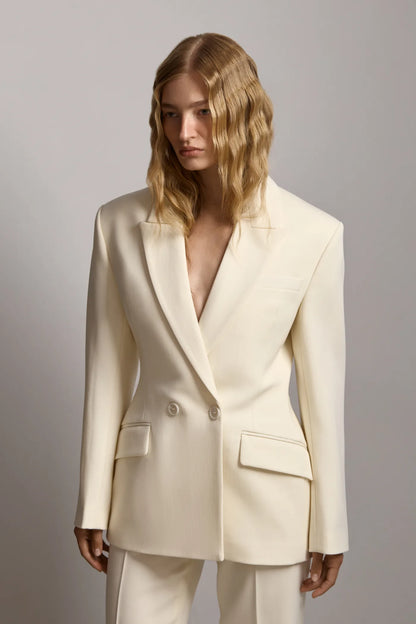White Fitted Jacket