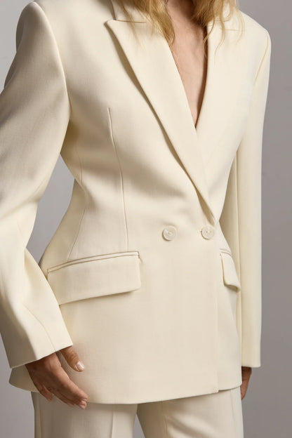White Fitted Jacket
