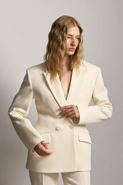 White Fitted Jacket