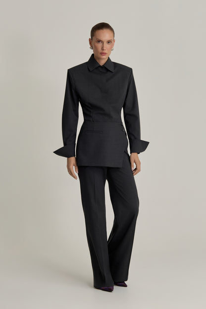 Ustyna Trousers — Black
