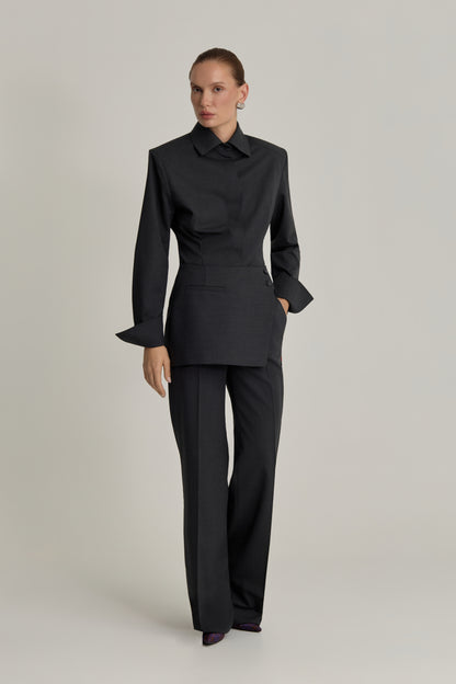 Ustyna Trousers — Black
