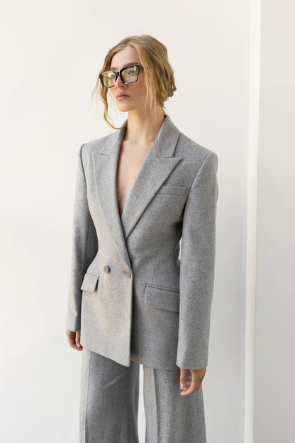 White Fitted Jacket