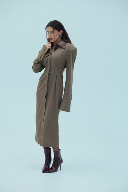 Сукня тауп «Limited Capsule Collection»