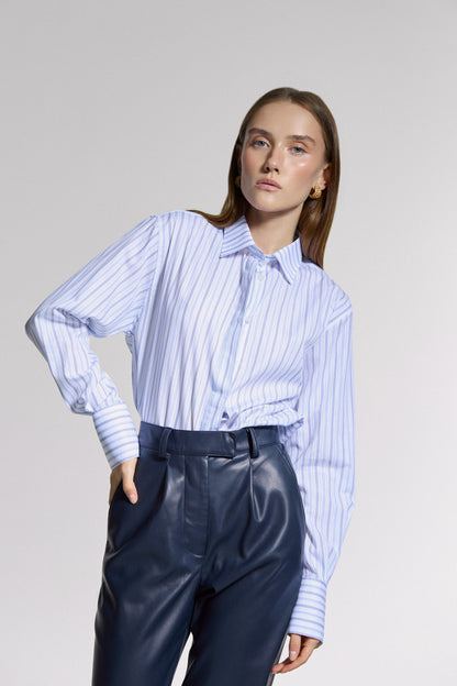 White Pinstriped Shirt