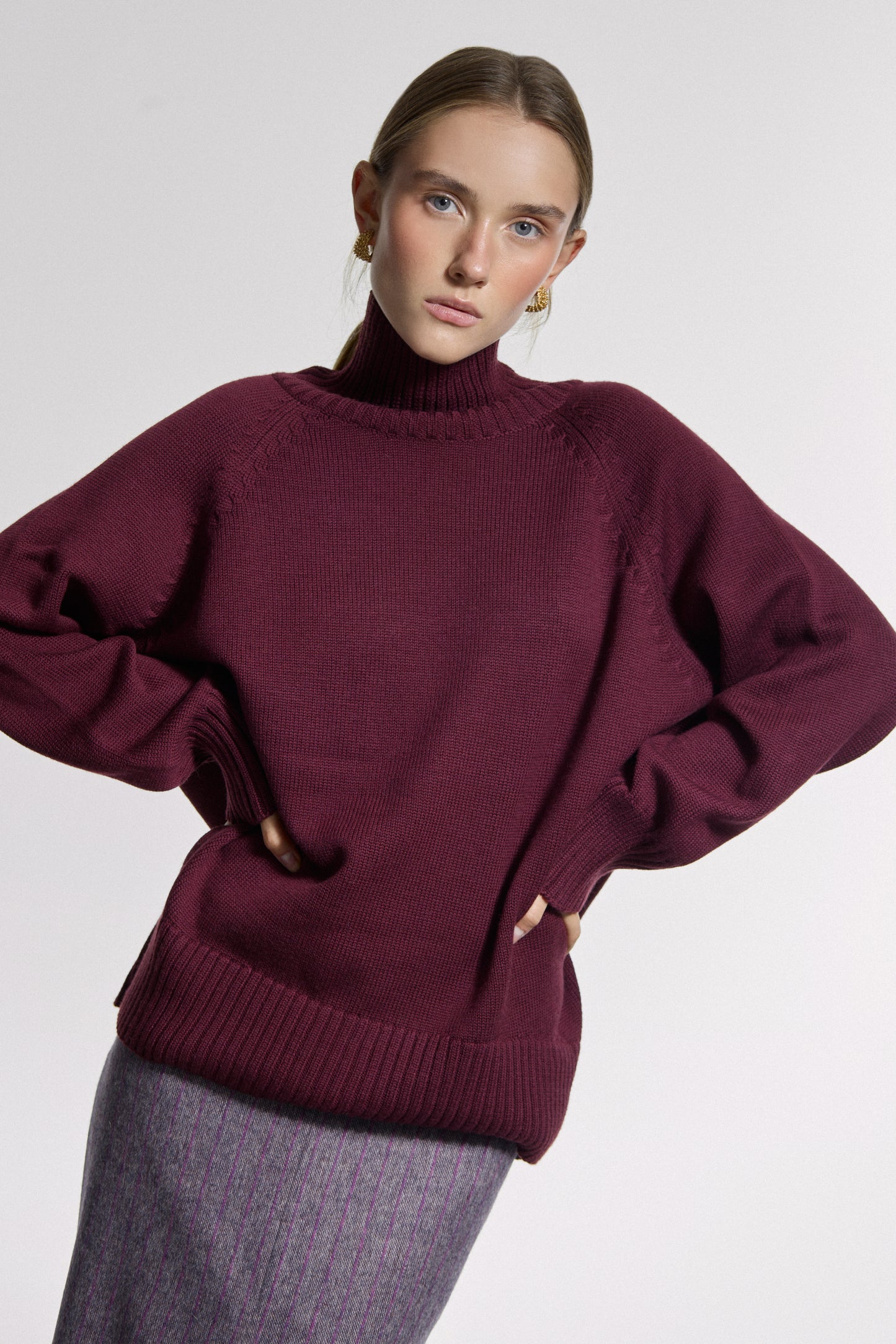 Maroon Sweater Monica