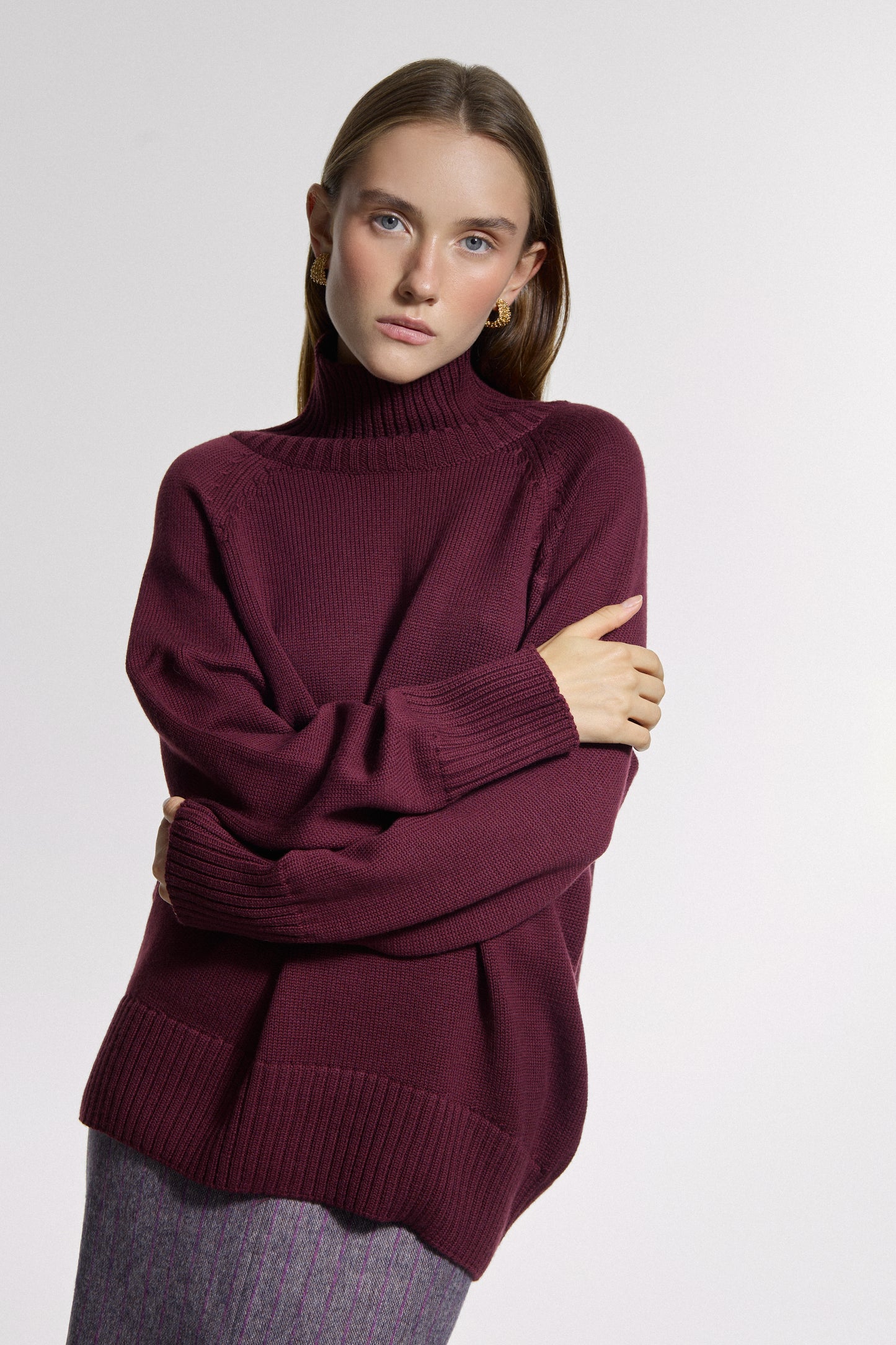 Maroon Sweater Monica
