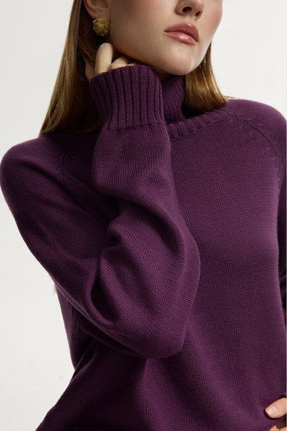 Сливовий светр