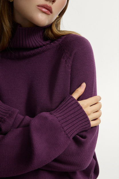 Сливовий светр