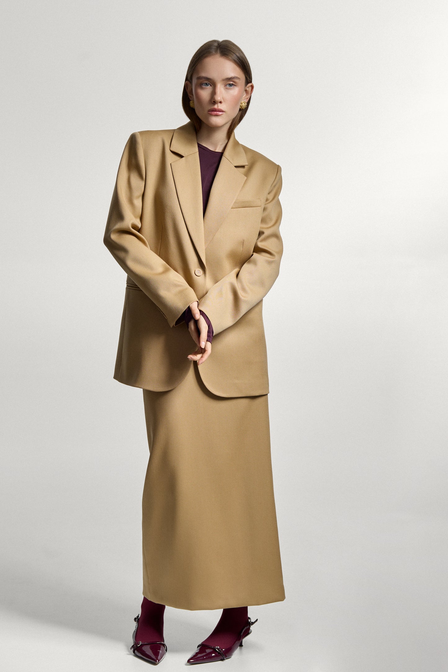 Beige Wool Jacket