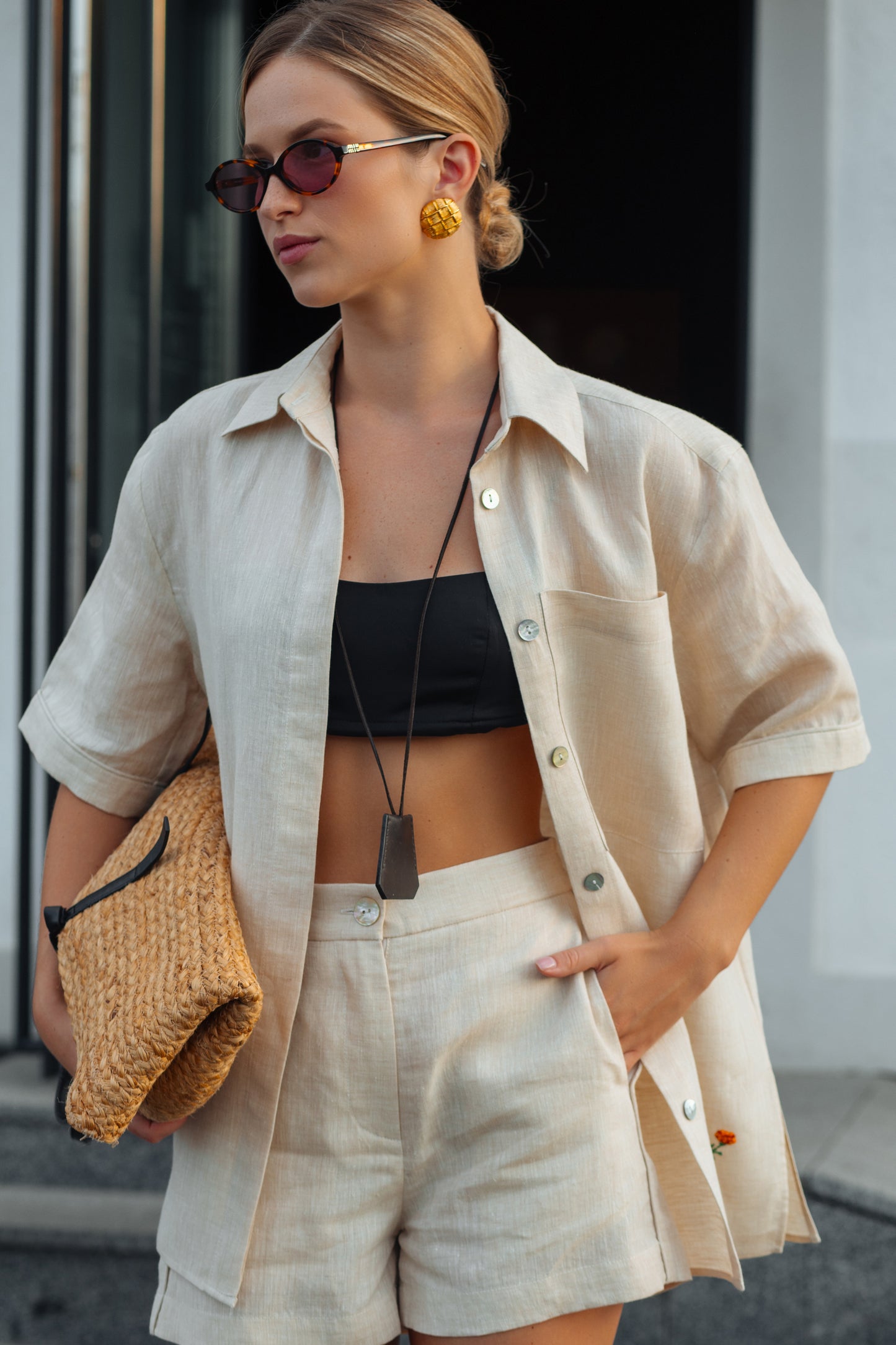Beige Suit
