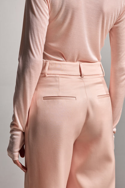 Pink Silk Pants