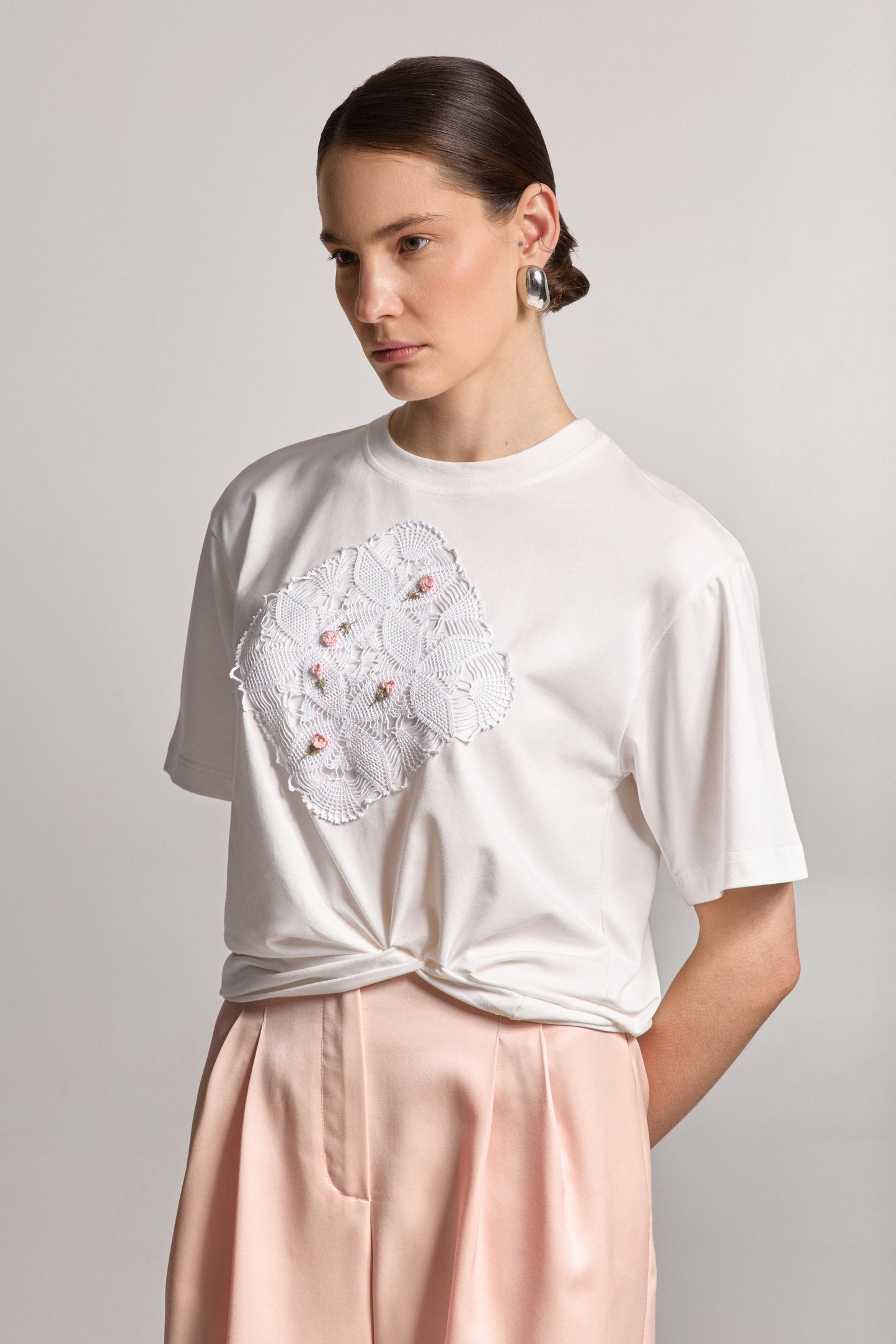 White Floral T-shirt