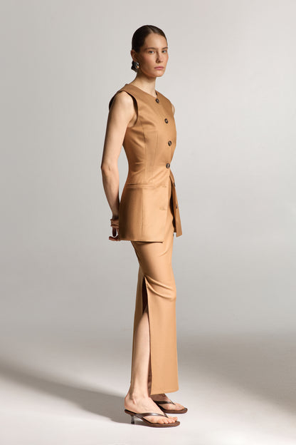 Cappuccino Maxi Skirt