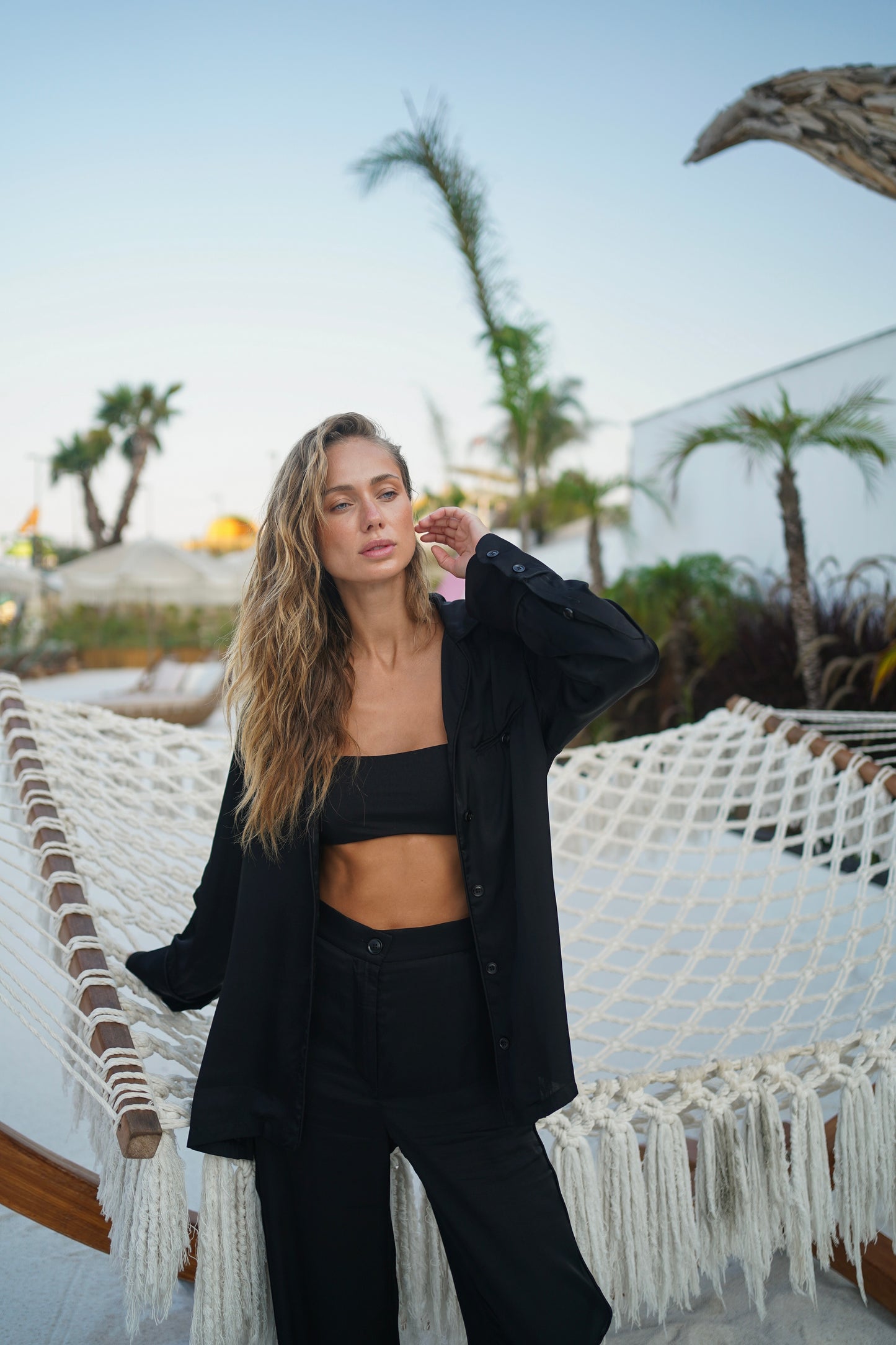 Black Silk Shirt