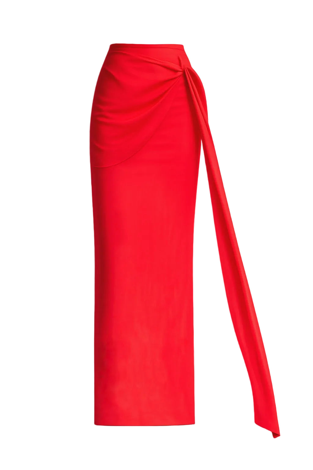 Red Skarlet maxi skirt