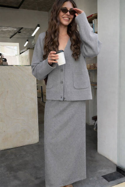 Light Grey Cardigan Mary